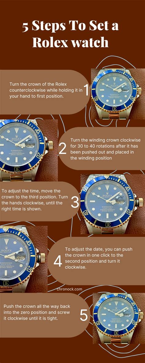 instructions for setting a rolex watch|how to adjust Rolex watch.